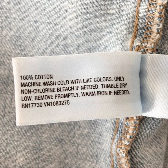 ☀️UNIVERSAL THREAD Washed Denim Shacket Sz XL NWOT - Picture 10 of 10